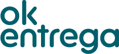 Logo Header com texto Ok Entrega